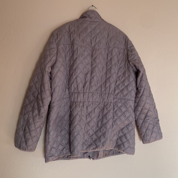 Lucky extra large puffer jacket coat taupe grey - Picture 4 of 4